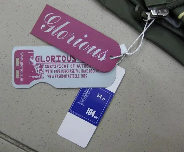 Photo from the official notice: Glorious children’s jacket — injuries & strangulation risk (A12/0448/16)
