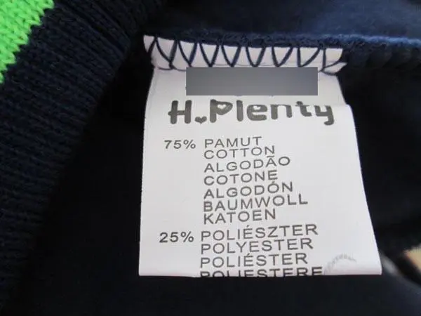 Foto uit de officiële melding: H.Plenty Kinderkleding set — risico: Verwurging