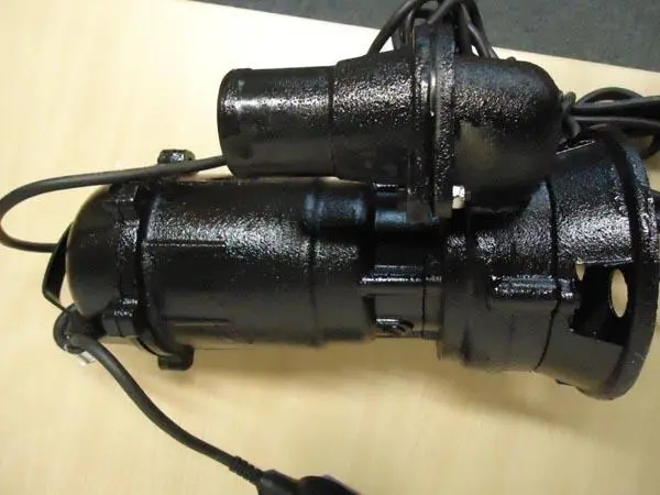 Foto uit de officiële melding: Heidmann Pompa do SzambaTauchmotorpumpe Dompelpomp — risico: Elektrische schok