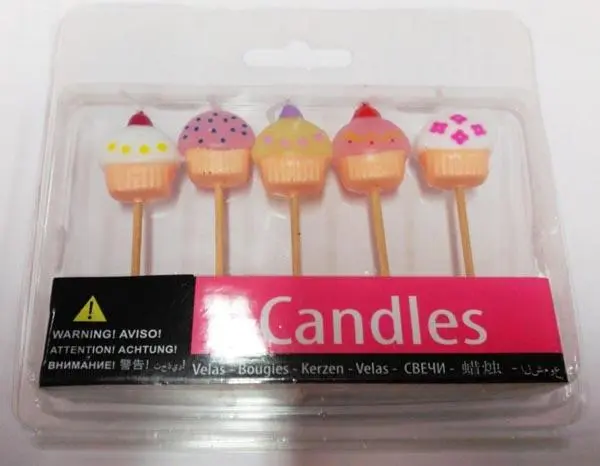 Photo de l’avis officiel: Party Fiesta Candles Bougies décoratives — risque: Étouffement