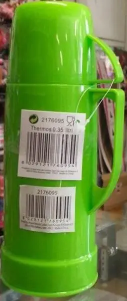 Photo de l’avis officiel: Galileo Flacon thermos — risque: Risque chimique