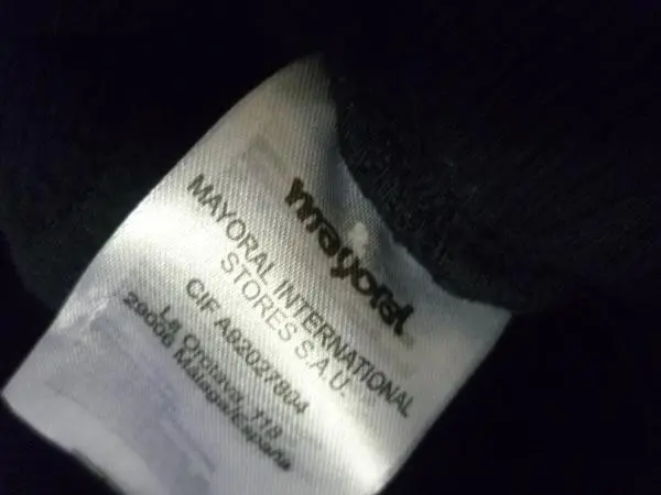 Foto do aviso oficial: MAYORAL (COUNTERFEIT) Calças para crianças — risco: Ferimentos