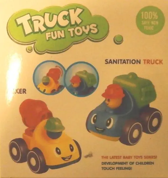 Foto do aviso oficial: Mgm Truck Fun Toys Comboio de brinquedos — risco: Engasgamento
