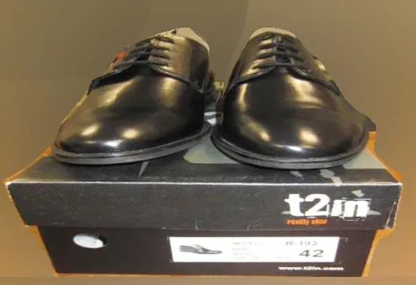 Photo de l’avis officiel: t2in reality shoe Chaussures pour hommes — risque: Risque chimique