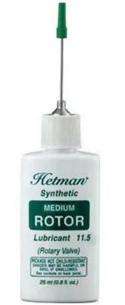 Photo from the official notice: Hetman 1) Medium Rotor; 2) Rotor;  3) Light Bearing &amp; Linkage;  4) Light key valve oil for musical instrum — chemical risk