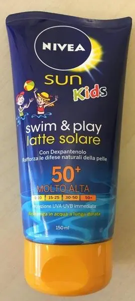 Photo de l’avis officiel: Nivea Nivea Sun Kids Crème solaire pour les enfants — risque: Risque sanitaire/autre
