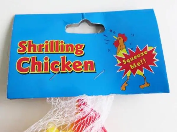 Foto dell’avviso ufficiale: ZIX Shrilling Chicken Giocattolo di plastica — rischio: Rischio chimico