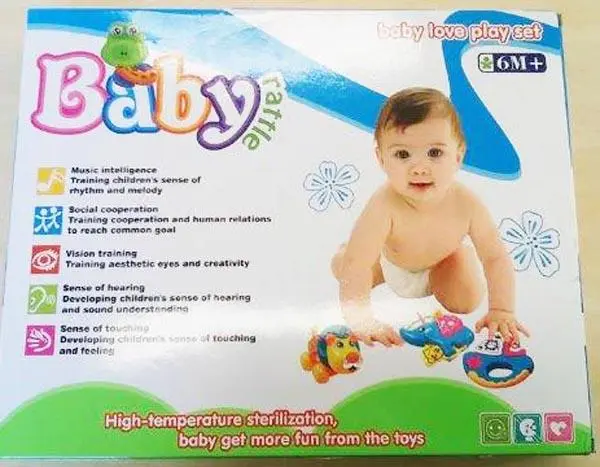 Photo de l’avis officiel: Baby Rattle - Baby Love Play Set Jeu de hochet — risque: Étouffement