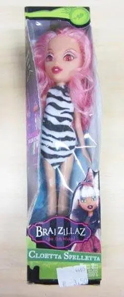 Photo from the official notice: Braizllllaz (COUNTERFEIT) Cloetta Spelletta Beautiful Fashion plastic doll — chemical risk