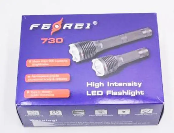 Foto do aviso oficial: Ferei High Intensity LED Flashlight Tocha — risco: Choque elétrico