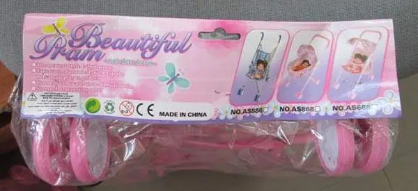 Photo de l’avis officiel: Beautiful Pram Poussette à jouet — risque: Blessures