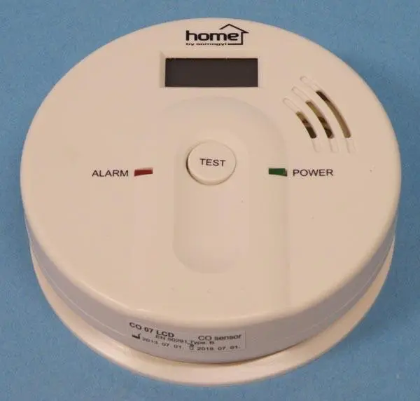 Foto del aviso oficial: SOMOGYI ELEKTRONIC / Home by Somogyi LCD Carbon-Monoxide Detector Detector de monóxido de carbono — riesgo: Asfixia