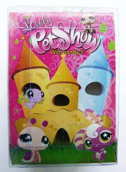 Foto dell’avviso ufficiale: Lovely Pet Show With candy (might be counterfeit) Giocattolo di plastica con dolci — rischio: Rischio chimico