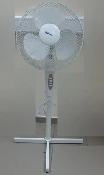 Foto dell’avviso ufficiale: Oscar Plus 16 Inch Stand Fan Ventola dello stand — rischio: Scossa elettrica & Lesioni