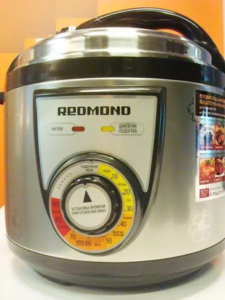 Photo de l’avis officiel: REDMOND Multi Pressure Cooker Cuisinière à pression électrique — risque: Brûlures