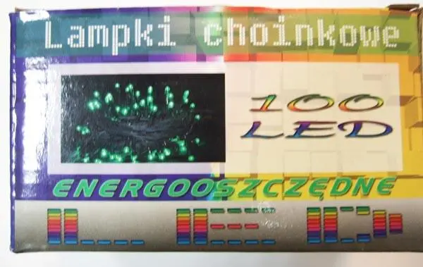 Foto do aviso oficial: Lampki Choinkowe Corrente de iluminação — risco: Choque elétrico (A12/0739/16)