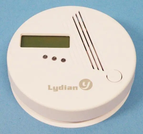 Foto dell’avviso ufficiale: Global / Lydian CO ALARM MIT LCD-ANZEIGE (CO Alarm with LCD display) Rilevatore di monossido di carbonio — rischio: Asfissia