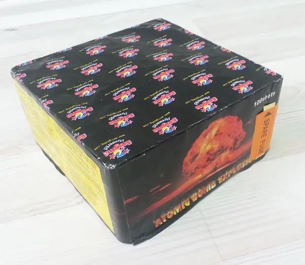 Photo from the official notice: Enigma ATOMIC BOMB EXPLOSION firework — burns & fire risk