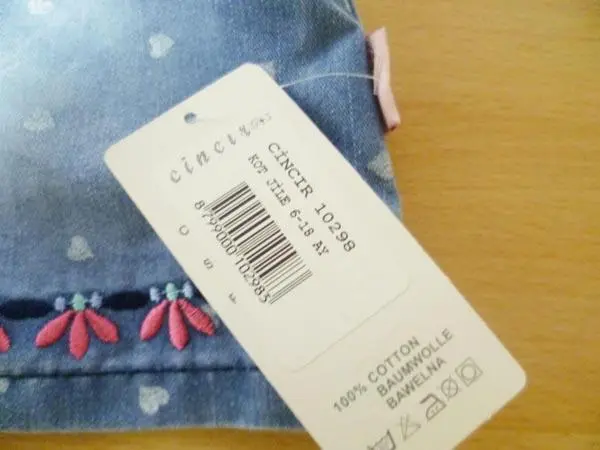 Photo de l’avis officiel: CINCIR Robe de fille — risque: Blessures