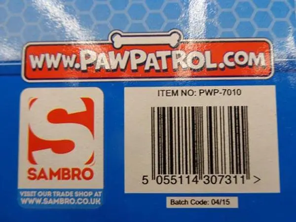 Foto do aviso oficial: Sambro 3 Wheel Scooter Paw Patrol Scooter de brinquedo — risco: Ferimentos