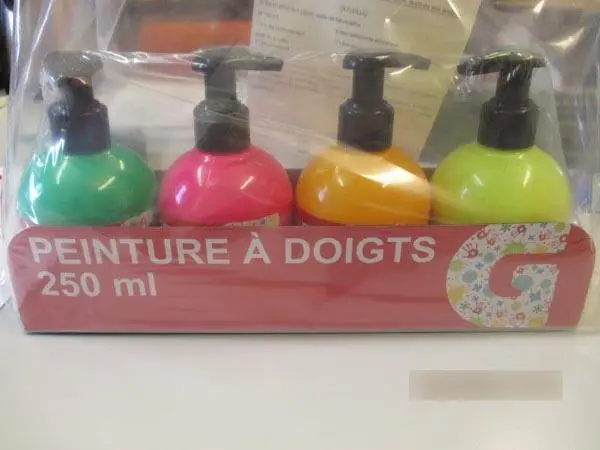 Foto dell’avviso ufficiale: Gifi PEINTURE À DOIGTS ('Finger paint') Vernice per le dita — rischio: Ostruzione delle vie aeree