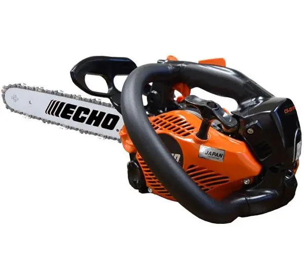 Photo from the official notice: Echo / Shindaiwa chainsaw — burns & fire risk