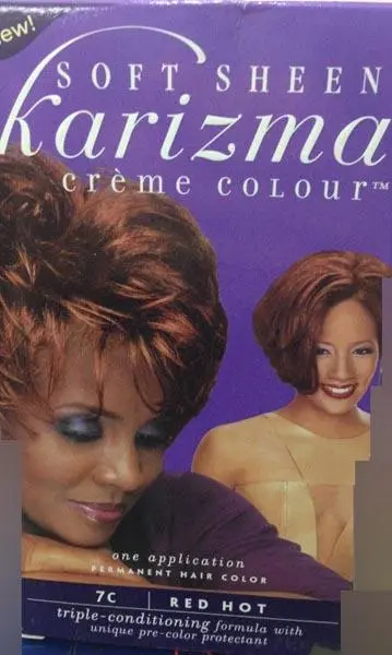 Photo de l’avis officiel: Soft sheen Karizma Colorant pour cheveux — risque: Risque chimique