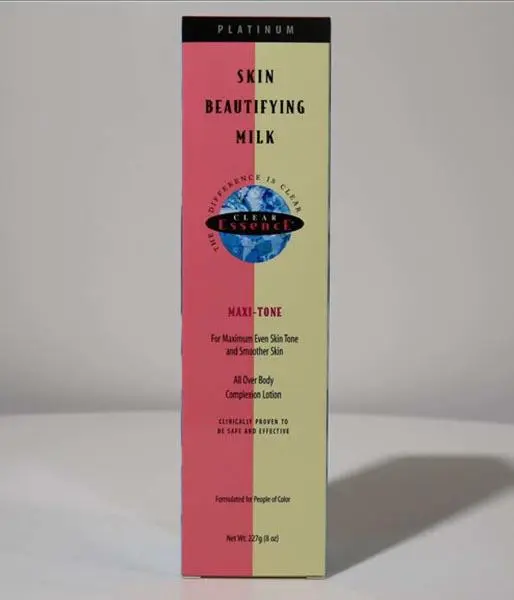 Foto dell’avviso ufficiale: Clear Essence Skin Beautifying Milk - Maxi Tone Prodotto schiarimento della pelle — rischio: Rischio chimico