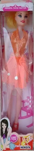 Foto uit de officiële melding: HENGFA The Beautiful Girl Plastic pop — risico: Chemische risico's