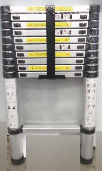 Foto do aviso oficial: Bibu Handel weering Aluminium ladder Escada telescópica — risco: Ferimentos