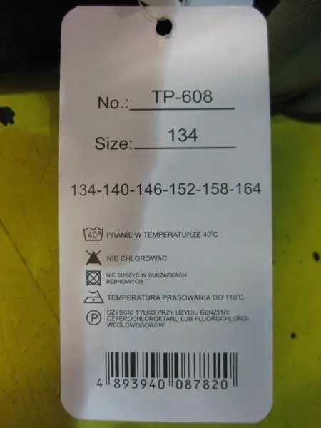 Foto do aviso oficial: Golden apple Pijama dos chavalos — risco: Estrangulamento