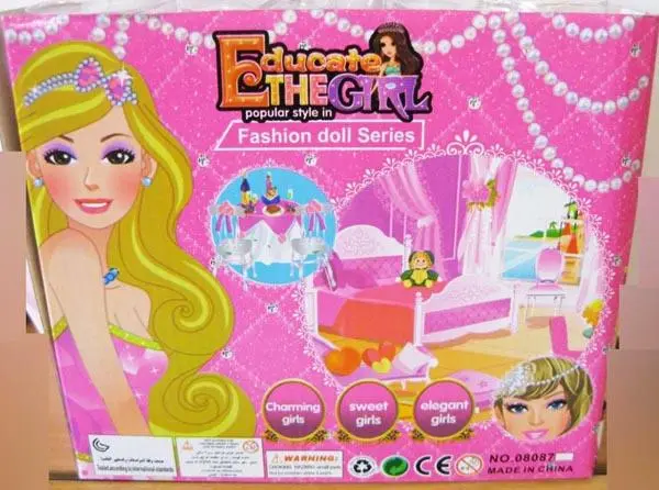 Foto do aviso oficial: Educate the girl Boneca de plástico — risco: Químico