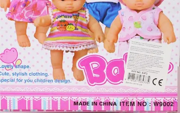 Foto dell’avviso ufficiale: New Fashion Baby - Lovely Shape Bambola di plastica — rischio: Rischio chimico