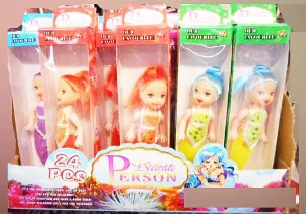 Foto do aviso oficial: Delicate Person Fish princess Boneca de plástico — risco: Químico
