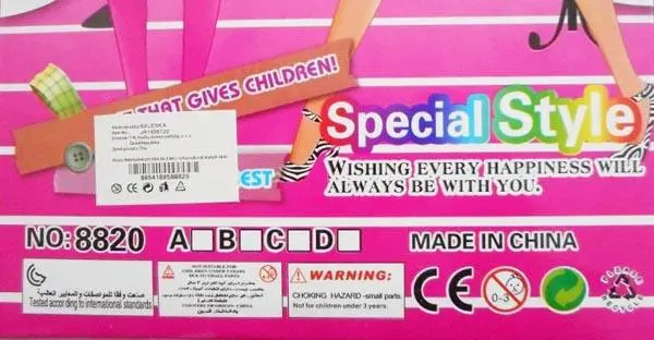 Foto dell’avviso ufficiale: Sweet - My fashion style Special Style Bambola di plastica — rischio: Rischio chimico