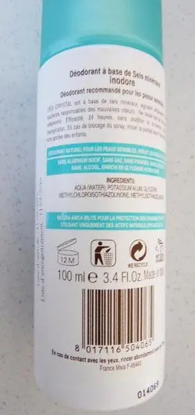 Photo de l’avis officiel: NATURA AMICA Deo Vapo Naturale Désodorisant — risque: Risque chimique