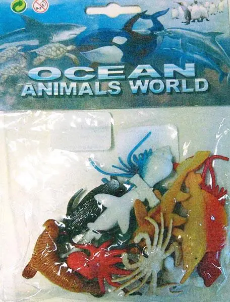 Foto dell’avviso ufficiale: Ocean Animals World Set di figure animali in plastica — rischio: Rischio chimico