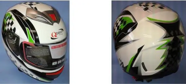 Photo de l’avis officiel: Qtech / Jix Casque de moto — risque: Blessures (A12/1106/16)