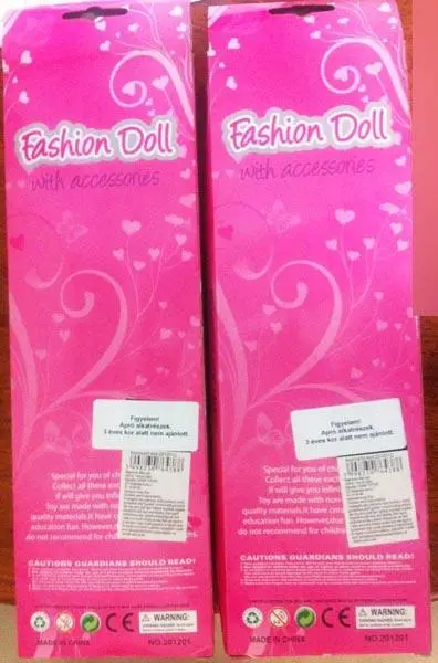 Foto do aviso oficial: Girl Pretty Boneca de plástico — risco: Químico