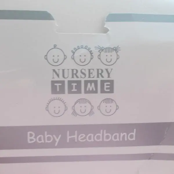 Photo from the official notice: Nursery Time Baby Headband — choking risk