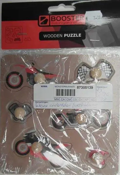Photo de l’avis officiel: Booster Wooden Puzzle Puzzle en bois — risque: Étouffement