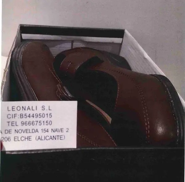Photo de l’avis officiel: VATINERIS Chaussures pour dames — risque: Risque chimique
