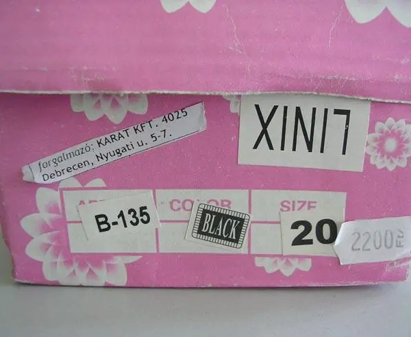 Photo de l’avis officiel: Linix Chaussures pour filles — risque: Étouffement