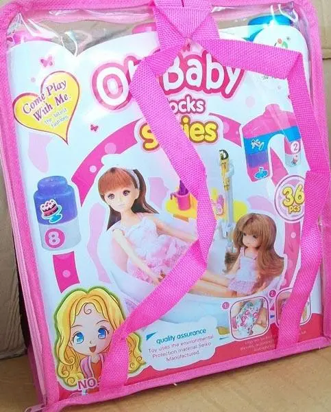 Foto do aviso oficial: JARDLY Oh Baby Blocks Series Conjunto de bonecas de plástico — risco: Químico