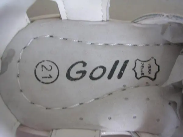Photo de l’avis officiel: Goll Sandales pour filles — risque: Étouffement