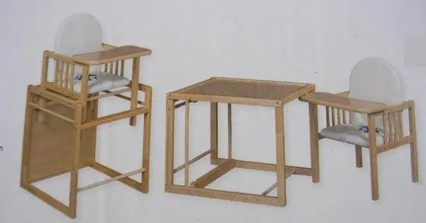Photo de l’avis officiel: Amal II FA ETETŐSZÉK ('Wooden high chair') Chaise haute — risque: Blessures