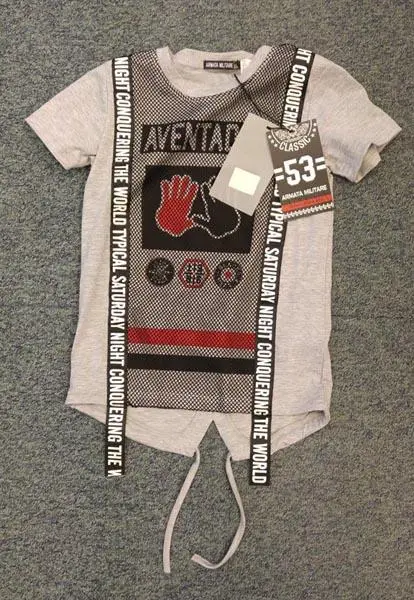 Foto do aviso oficial: Armata Militare T-shirt para crianças — risco: Ferimentos