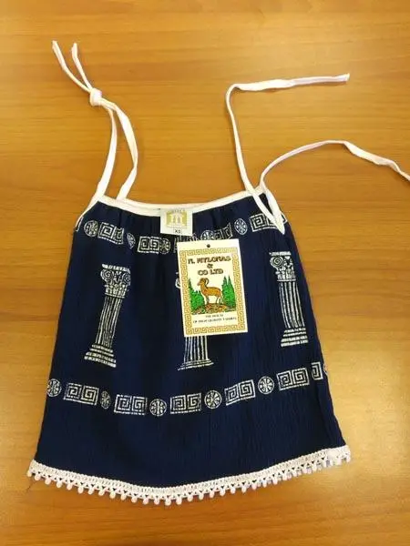 Foto do aviso oficial: N. MYLONAS &amp; CO Vestido das raparigas — risco: Ferimentos (A12/1176/16)
