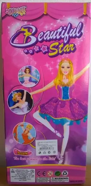 Foto do aviso oficial: Manny Beautiful Star Boneca de plástico — risco: Químico