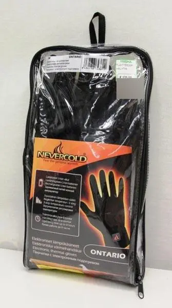 Foto do aviso oficial: Nevercold Electronic Thermal Gloves Luvas aquecidas — risco: Choque elétrico